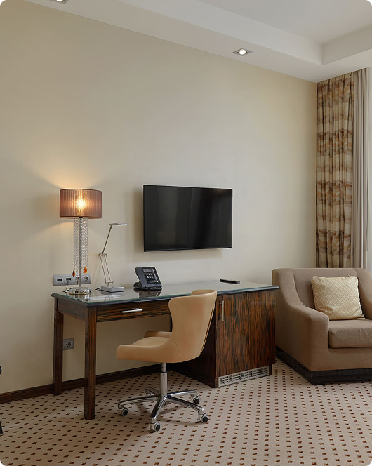 Клубный Премиум с одной двуспальной кроватью с панорамным видом